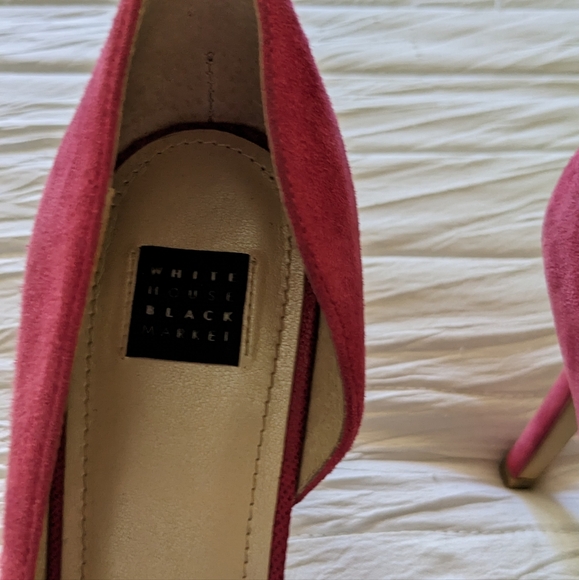 Suede Pink Pumps - Picture 2 of 4